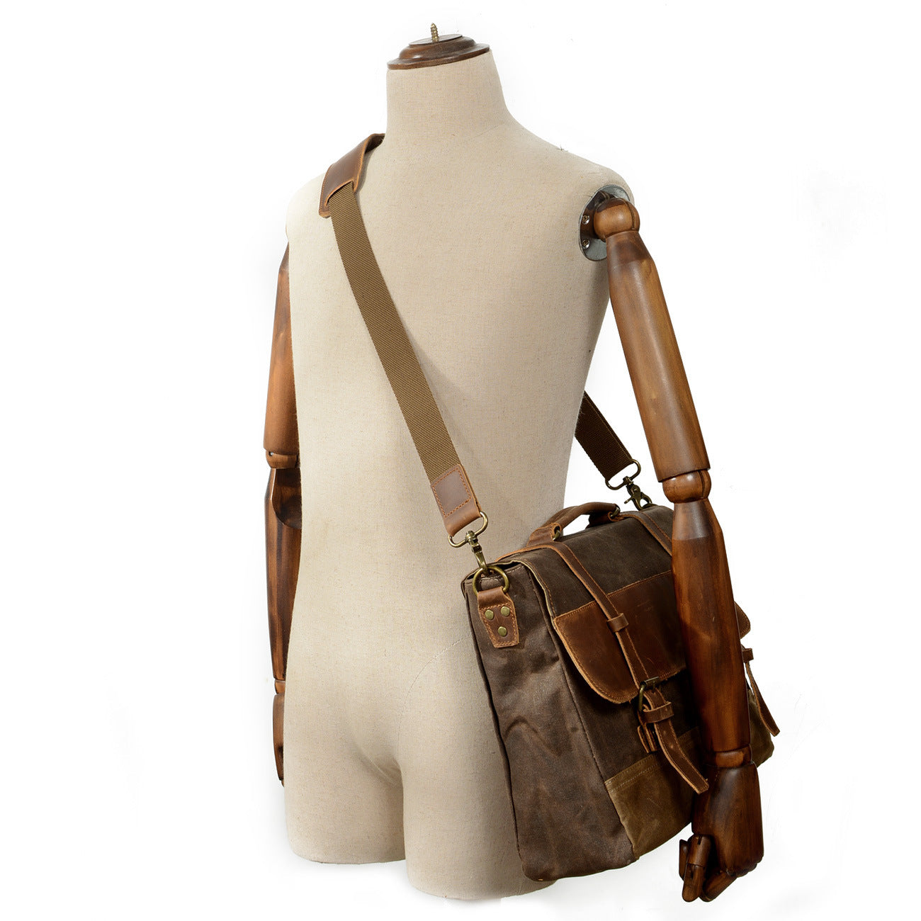 Jack - Water-Resistant Waxed Canvas Messenger Bag | Last day 80% off!