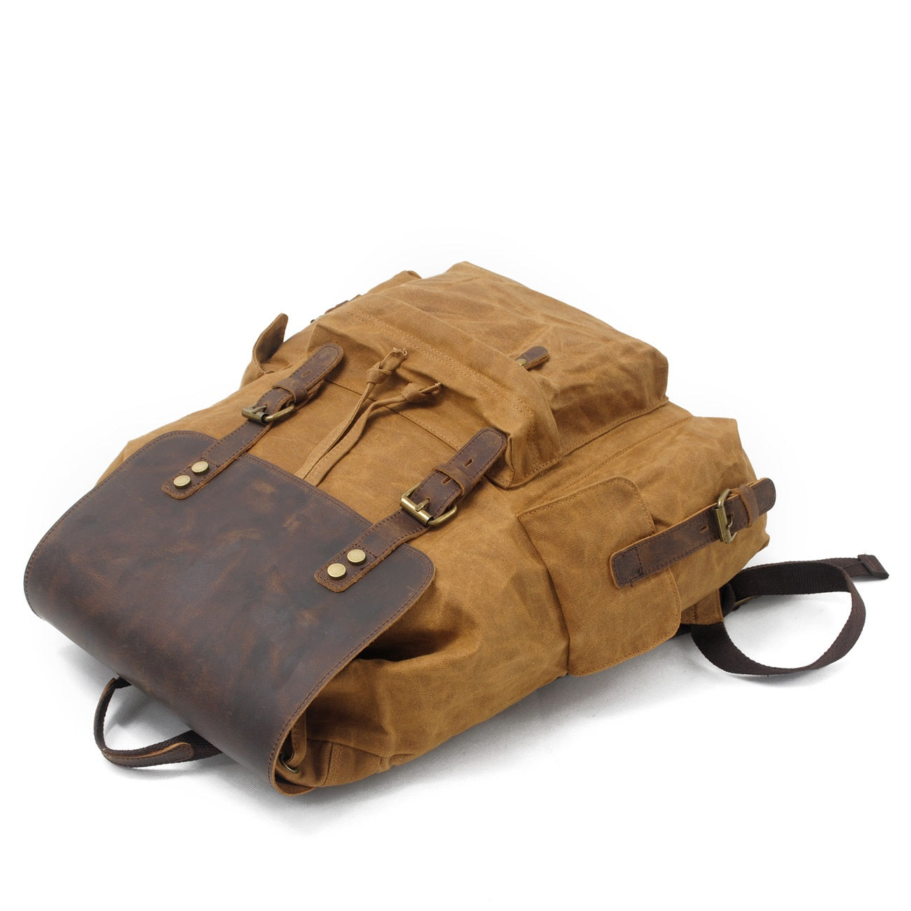 Jacob - Vintage Waxed Canvas Backpack | Last day 80% off!