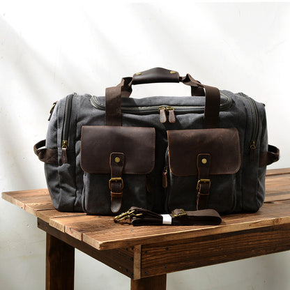 David - Mens Canvas Leather Duffle Bags | Last day 80% off!